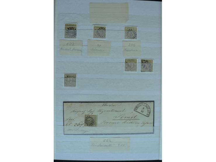 1849/1920, sehr schöne, vorwiegend gestempelte Sammlung beginnend mit Mi.-Nr. 1Ia gestempelt, außerdem viele bessere Werte, M