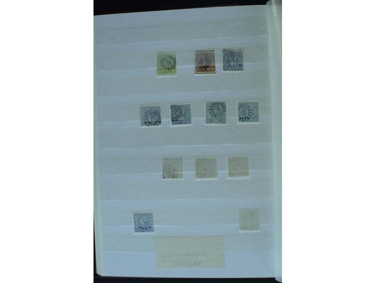1849/1920, sehr schöne, vorwiegend gestempelte Sammlung beginnend mit Mi.-Nr. 1Ia gestempelt, außerdem viele bessere Werte, M