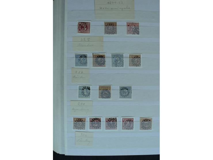 1849/1920, sehr schöne, vorwiegend gestempelte Sammlung beginnend mit Mi.-Nr. 1Ia gestempelt, außerdem viele bessere Werte, M