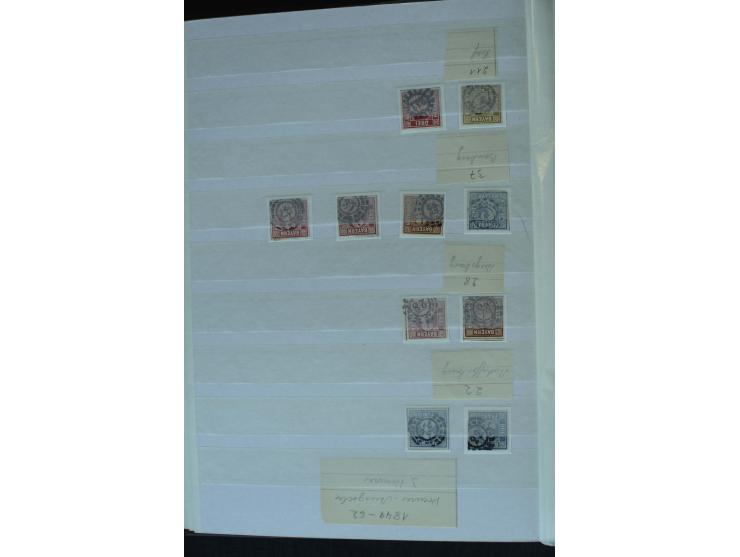 1849/1920, sehr schöne, vorwiegend gestempelte Sammlung beginnend mit Mi.-Nr. 1Ia gestempelt, außerdem viele bessere Werte, M
