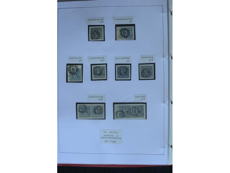 1849/1920, sehr schöne, vorwiegend gestempelte Sammlung beginnend mit Mi.-Nr. 1Ia gestempelt, außerdem viele bessere Werte, M