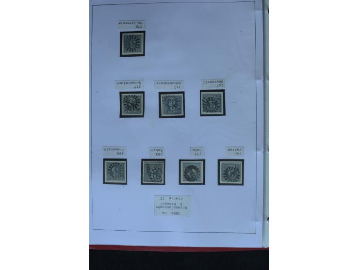 1849/1920, sehr schöne, vorwiegend gestempelte Sammlung beginnend mit Mi.-Nr. 1Ia gestempelt, außerdem viele bessere Werte, M