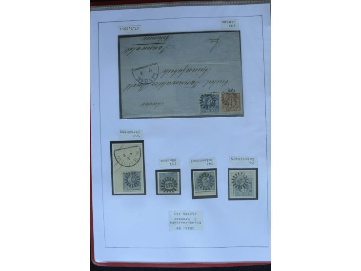 1849/1920, sehr schöne, vorwiegend gestempelte Sammlung beginnend mit Mi.-Nr. 1Ia gestempelt, außerdem viele bessere Werte, M