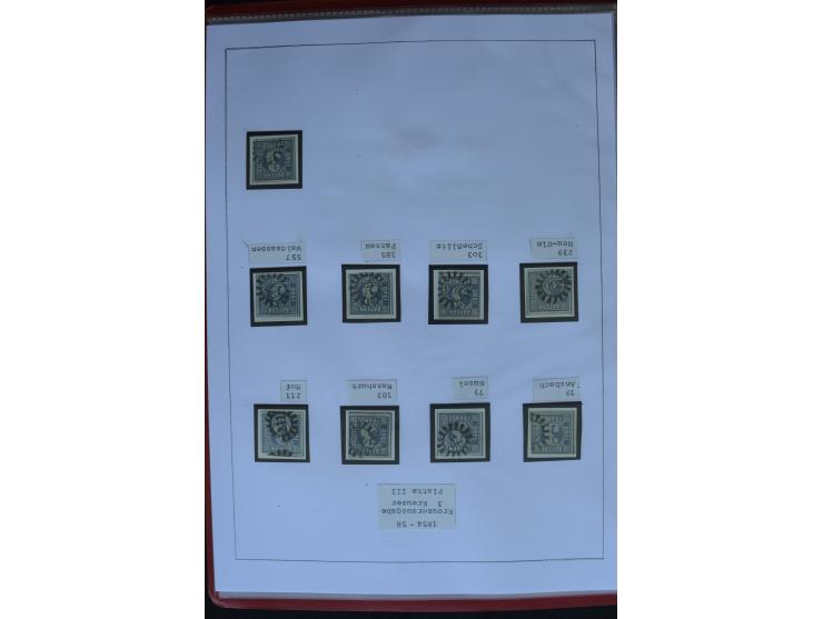 1849/1920, sehr schöne, vorwiegend gestempelte Sammlung beginnend mit Mi.-Nr. 1Ia gestempelt, außerdem viele bessere Werte, M