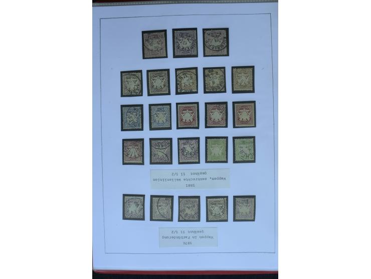 1849/1920, sehr schöne, vorwiegend gestempelte Sammlung beginnend mit Mi.-Nr. 1Ia gestempelt, außerdem viele bessere Werte, M