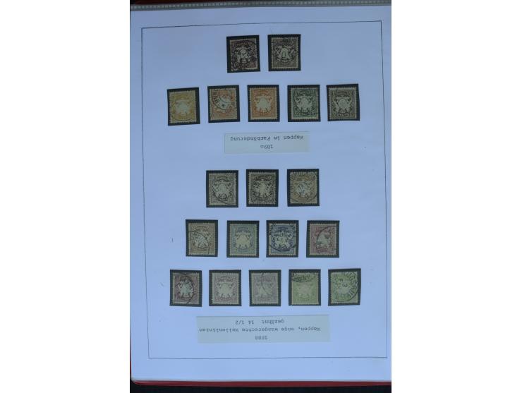 1849/1920, sehr schöne, vorwiegend gestempelte Sammlung beginnend mit Mi.-Nr. 1Ia gestempelt, außerdem viele bessere Werte, M