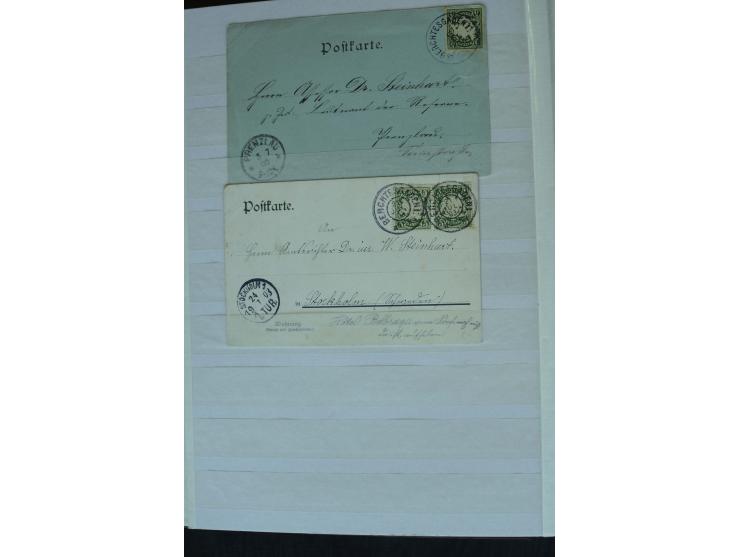 1849/1920, sehr schöne, vorwiegend gestempelte Sammlung beginnend mit Mi.-Nr. 1Ia gestempelt, außerdem viele bessere Werte, M