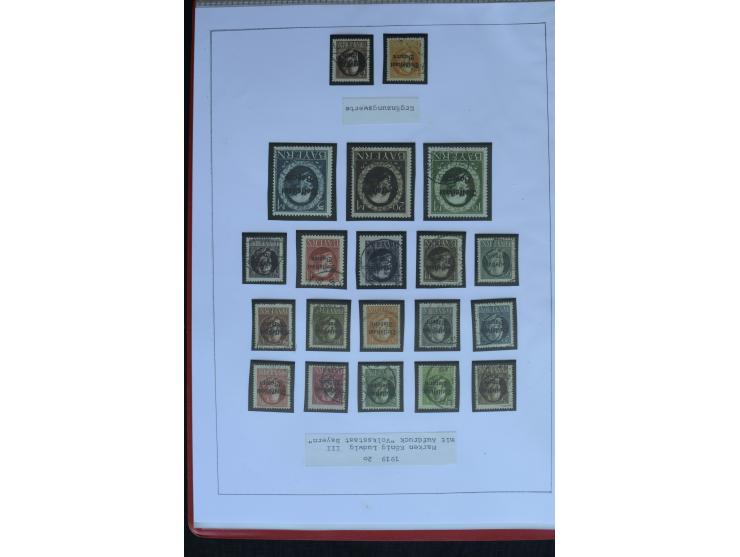 1849/1920, sehr schöne, vorwiegend gestempelte Sammlung beginnend mit Mi.-Nr. 1Ia gestempelt, außerdem viele bessere Werte, M