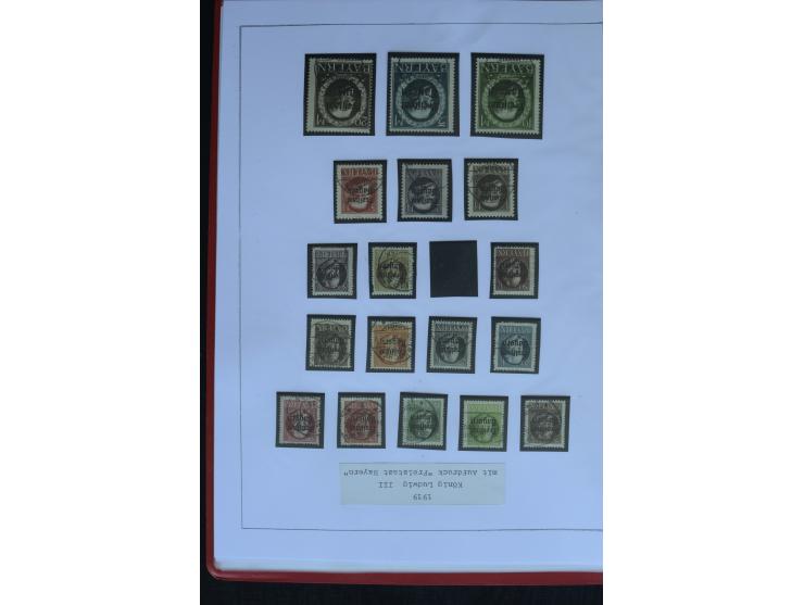1849/1920, sehr schöne, vorwiegend gestempelte Sammlung beginnend mit Mi.-Nr. 1Ia gestempelt, außerdem viele bessere Werte, M