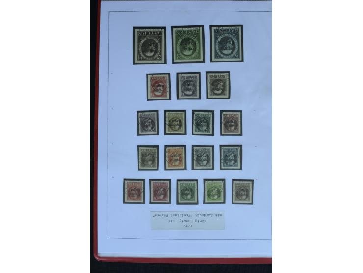 1849/1920, sehr schöne, vorwiegend gestempelte Sammlung beginnend mit Mi.-Nr. 1Ia gestempelt, außerdem viele bessere Werte, M