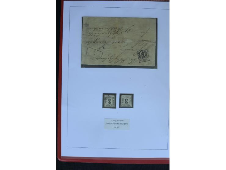 1849/1920, sehr schöne, vorwiegend gestempelte Sammlung beginnend mit Mi.-Nr. 1Ia gestempelt, außerdem viele bessere Werte, M