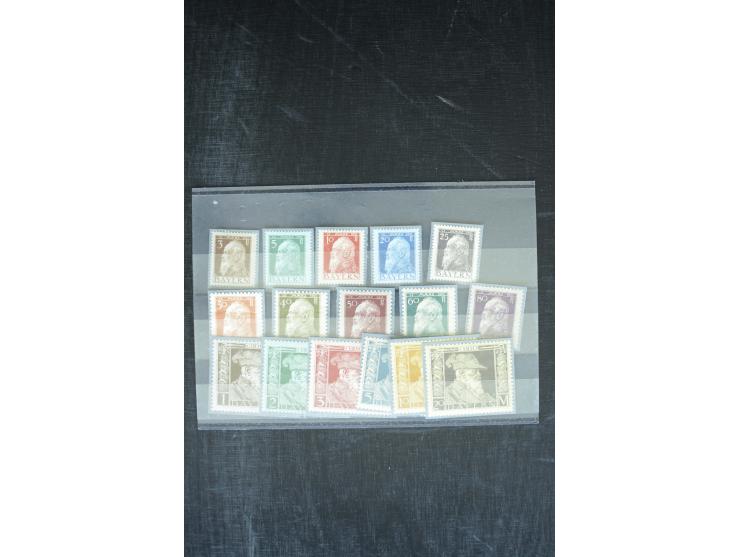 1849/1920, sehr schöne, vorwiegend gestempelte Sammlung beginnend mit Mi.-Nr. 1Ia gestempelt, außerdem viele bessere Werte, M