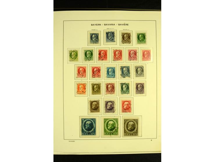 1850/1920, ungebrauchte und gestempelte Sammlung mit besseren Werten, einiges sign.