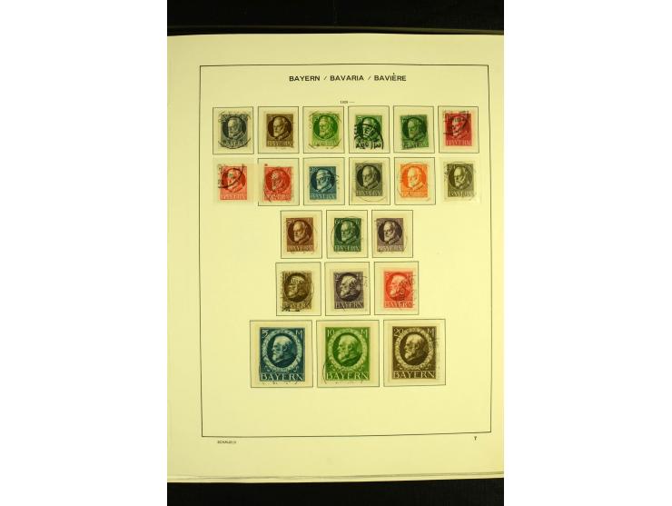 1850/1920, ungebrauchte und gestempelte Sammlung mit besseren Werten, einiges sign.