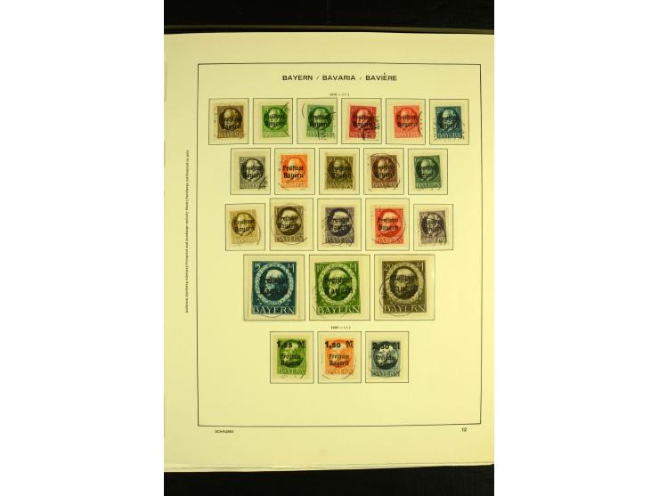 1850/1920, ungebrauchte und gestempelte Sammlung mit besseren Werten, einiges sign.