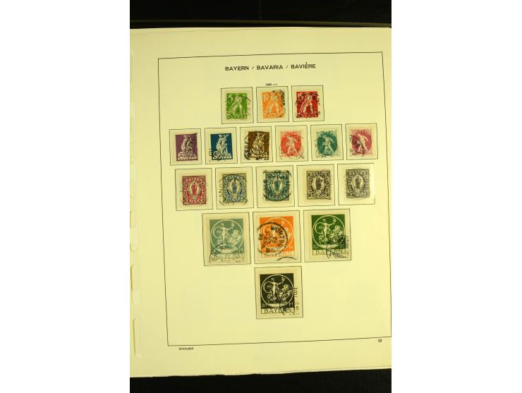 1850/1920, ungebrauchte und gestempelte Sammlung mit besseren Werten, einiges sign.