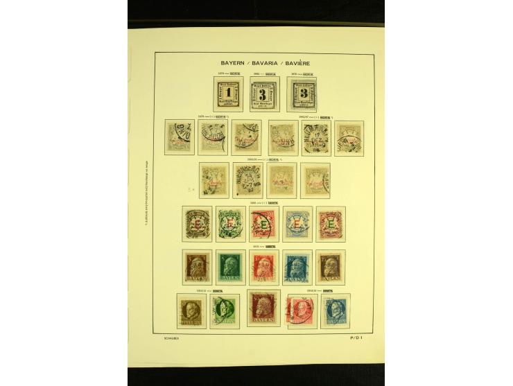 1850/1920, ungebrauchte und gestempelte Sammlung mit besseren Werten, einiges sign.