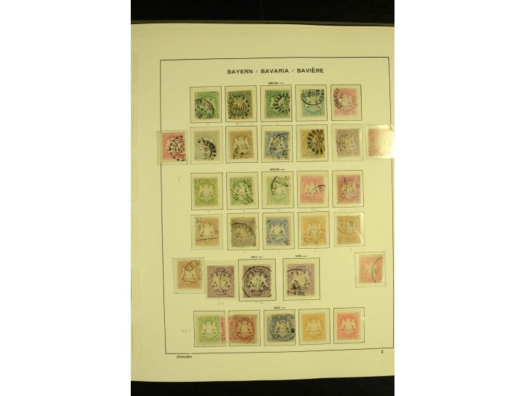 1850/1920, ungebrauchte und gestempelte Sammlung mit besseren Werten, einiges sign.