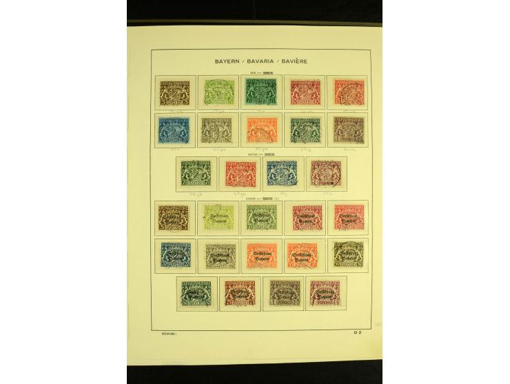 1850/1920, ungebrauchte und gestempelte Sammlung mit besseren Werten, einiges sign.