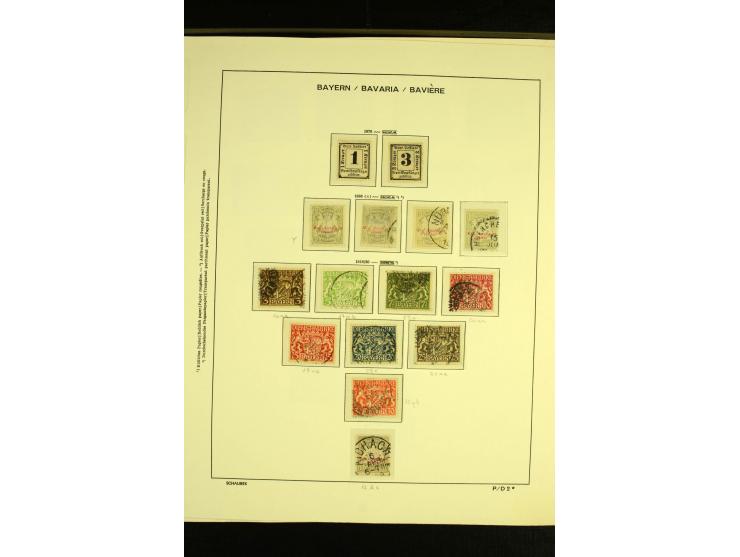 1850/1920, ungebrauchte und gestempelte Sammlung mit besseren Werten, einiges sign.