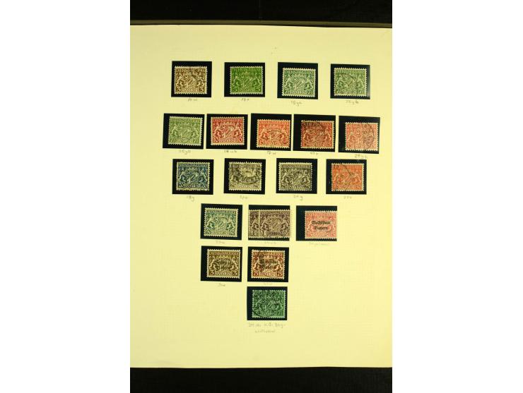 1850/1920, ungebrauchte und gestempelte Sammlung mit besseren Werten, einiges sign.