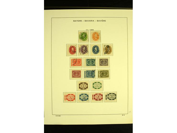 1850/1920, ungebrauchte und gestempelte Sammlung mit besseren Werten, einiges sign.