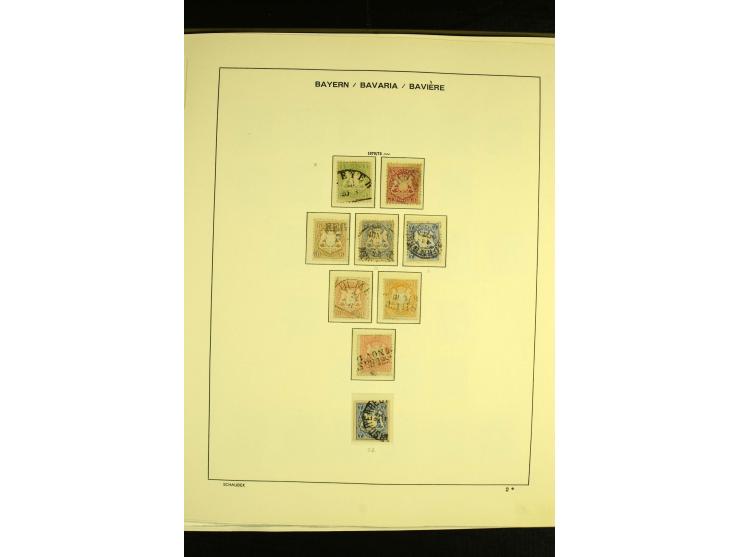 1850/1920, ungebrauchte und gestempelte Sammlung mit besseren Werten, einiges sign.