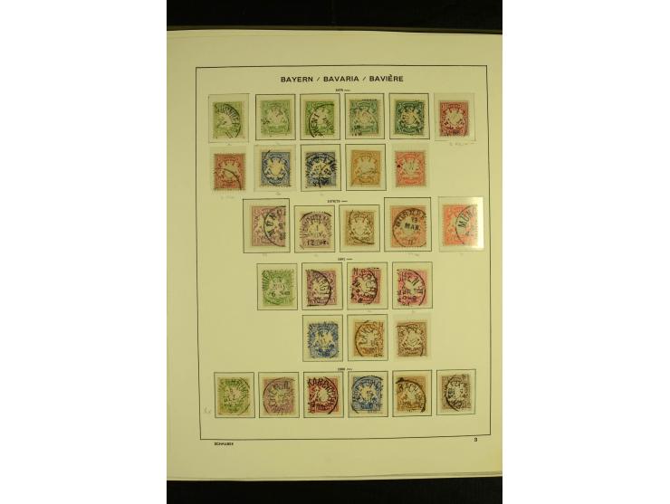 1850/1920, ungebrauchte und gestempelte Sammlung mit besseren Werten, einiges sign.
