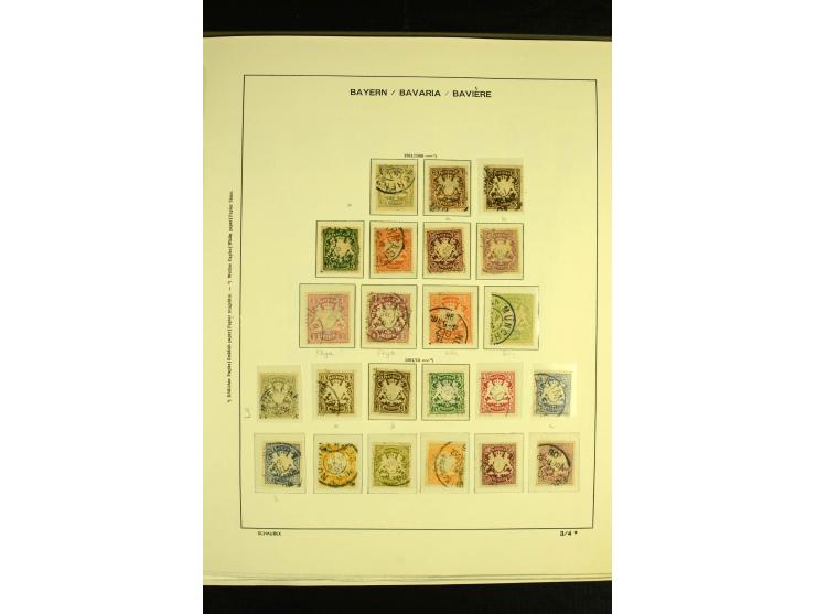1850/1920, ungebrauchte und gestempelte Sammlung mit besseren Werten, einiges sign.