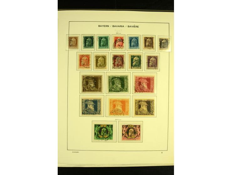 1850/1920, ungebrauchte und gestempelte Sammlung mit besseren Werten, einiges sign.