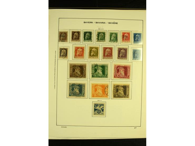 1850/1920, ungebrauchte und gestempelte Sammlung mit besseren Werten, einiges sign.