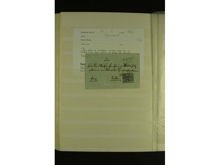  1850/64, schöne gestempelte Sammlung, dabei viele Werte mehrfach u.a. Mi.-Nr. 3(16), 4(10) und Mi.-Nr. 5(8), teils mit Rands