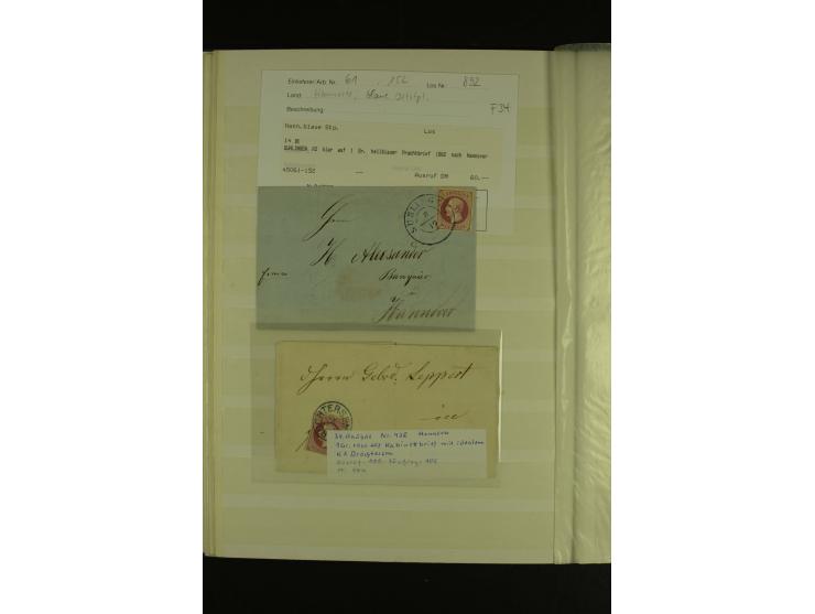  1850/64, schöne gestempelte Sammlung, dabei viele Werte mehrfach u.a. Mi.-Nr. 3(16), 4(10) und Mi.-Nr. 5(8), teils mit Rands