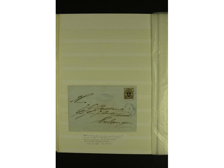 1850/64, schöne gestempelte Sammlung, dabei viele Werte mehrfach u.a. Mi.-Nr. 3(16), 4(10) und Mi.-Nr. 5(8), teils mit Rands