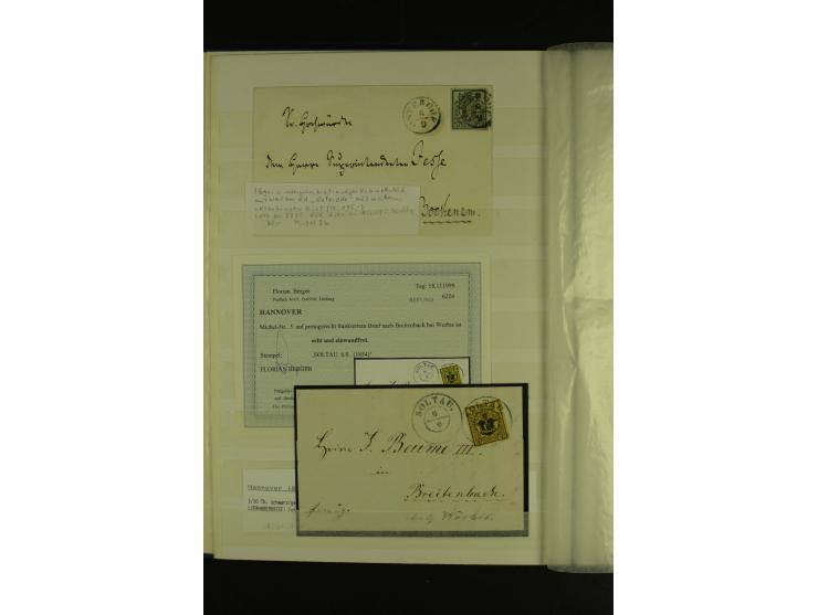  1850/64, schöne gestempelte Sammlung, dabei viele Werte mehrfach u.a. Mi.-Nr. 3(16), 4(10) und Mi.-Nr. 5(8), teils mit Rands