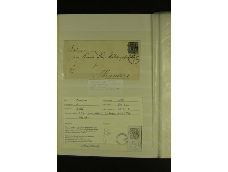  1850/64, schöne gestempelte Sammlung, dabei viele Werte mehrfach u.a. Mi.-Nr. 3(16), 4(10) und Mi.-Nr. 5(8), teils mit Rands