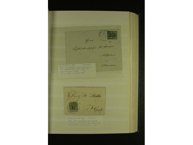  1850/64, schöne gestempelte Sammlung, dabei viele Werte mehrfach u.a. Mi.-Nr. 3(16), 4(10) und Mi.-Nr. 5(8), teils mit Rands