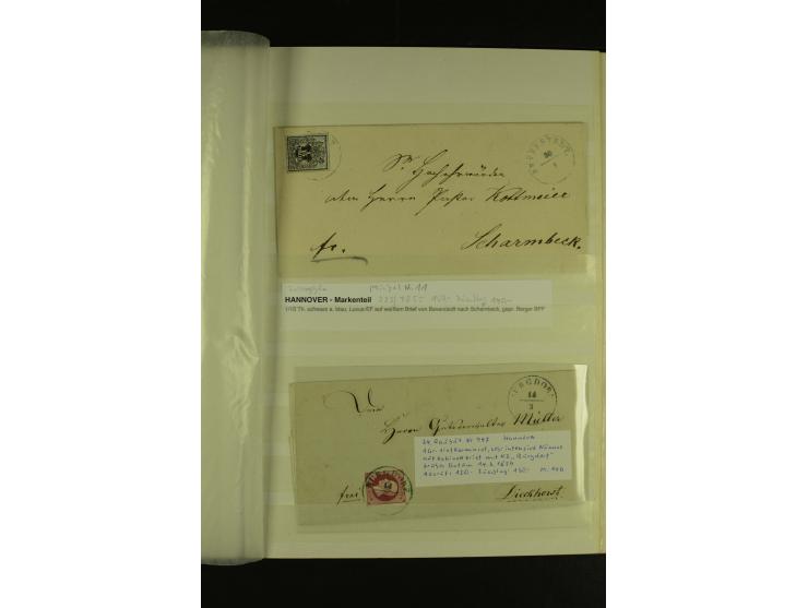  1850/64, schöne gestempelte Sammlung, dabei viele Werte mehrfach u.a. Mi.-Nr. 3(16), 4(10) und Mi.-Nr. 5(8), teils mit Rands
