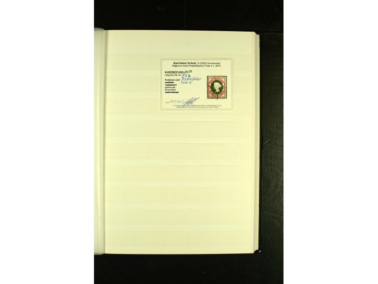1867/79, sehr schöne ungebraucht/postfrische und gestempelte Sammlung mit einigen Briefen und Ganzsachen, dabei viele gute We