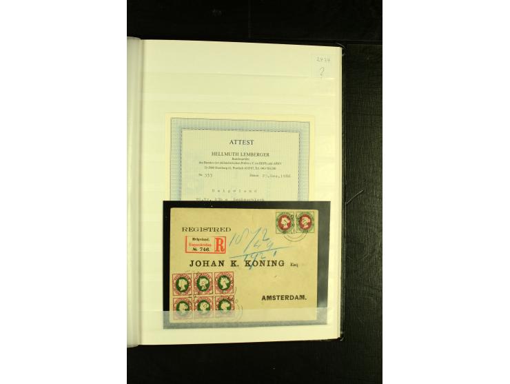 1867/79, sehr schöne ungebraucht/postfrische und gestempelte Sammlung mit einigen Briefen und Ganzsachen, dabei viele gute We