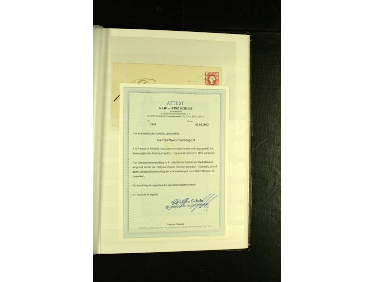 1867/79, sehr schöne ungebraucht/postfrische und gestempelte Sammlung mit einigen Briefen und Ganzsachen, dabei viele gute We