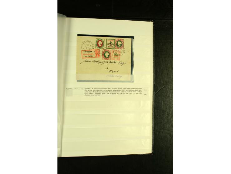 1867/79, sehr schöne ungebraucht/postfrische und gestempelte Sammlung mit einigen Briefen und Ganzsachen, dabei viele gute We