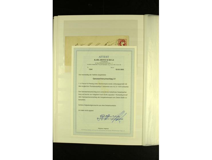 1867/79, sehr schöne ungebraucht/postfrische und gestempelte Sammlung mit einigen Briefen und Ganzsachen, dabei viele gute We