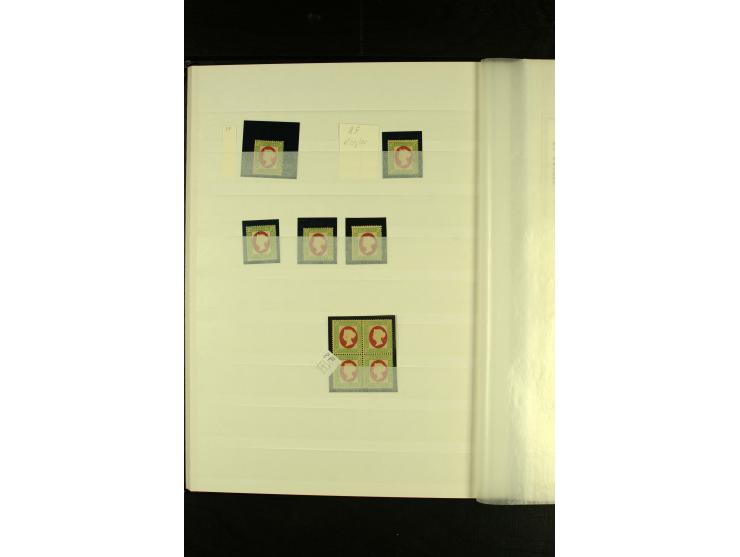 1867/79, sehr schöne ungebraucht/postfrische und gestempelte Sammlung mit einigen Briefen und Ganzsachen, dabei viele gute We