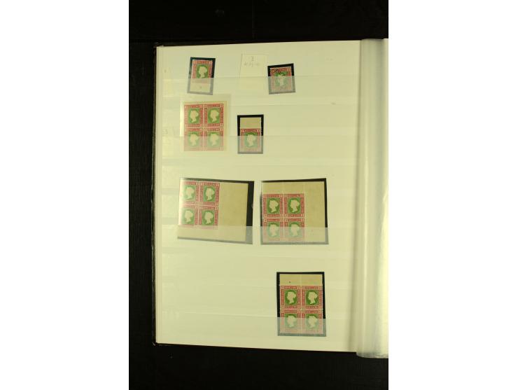 1867/79, sehr schöne ungebraucht/postfrische und gestempelte Sammlung mit einigen Briefen und Ganzsachen, dabei viele gute We