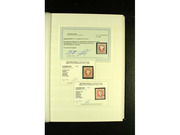 1867/79, sehr schöne ungebraucht/postfrische und gestempelte Sammlung mit einigen Briefen und Ganzsachen, dabei viele gute We