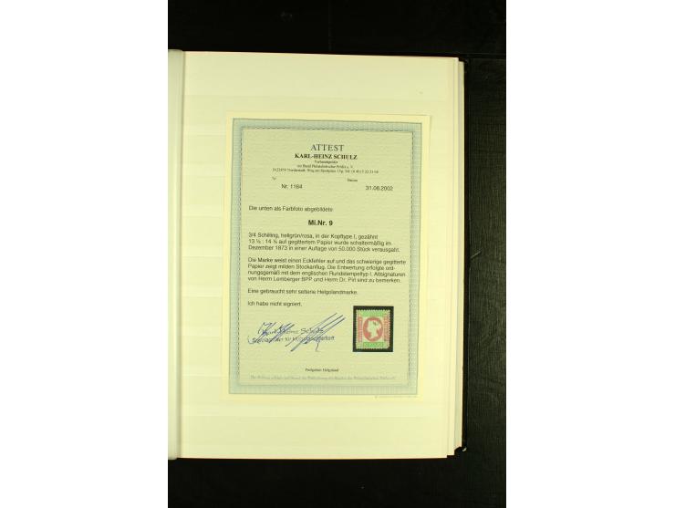 1867/79, sehr schöne ungebraucht/postfrische und gestempelte Sammlung mit einigen Briefen und Ganzsachen, dabei viele gute We