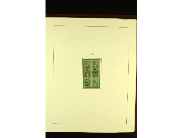 1850/67, schöne ungebrauchte und gestempelte Sammlung mit vielen besseren Werte, Einheiten und Briefe, dabei Mi.-Nr. 4 im 6er