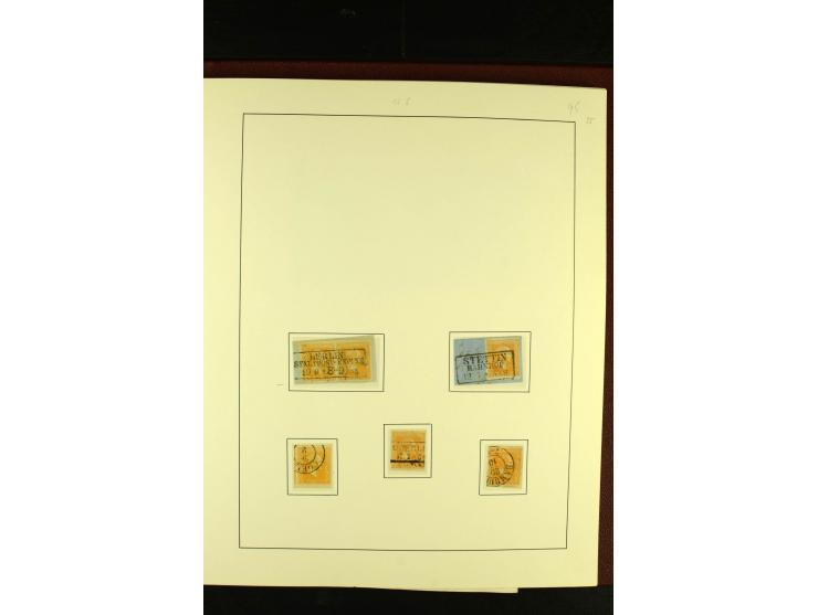 1850/67, schöne ungebrauchte und gestempelte Sammlung mit vielen besseren Werte, Einheiten und Briefe, dabei Mi.-Nr. 4 im 6er
