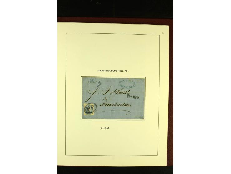 1850/67, schöne ungebrauchte und gestempelte Sammlung mit vielen besseren Werte, Einheiten und Briefe, dabei Mi.-Nr. 4 im 6er